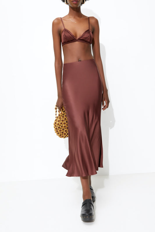 BIANCA SKIRT {CHOCOLATE}