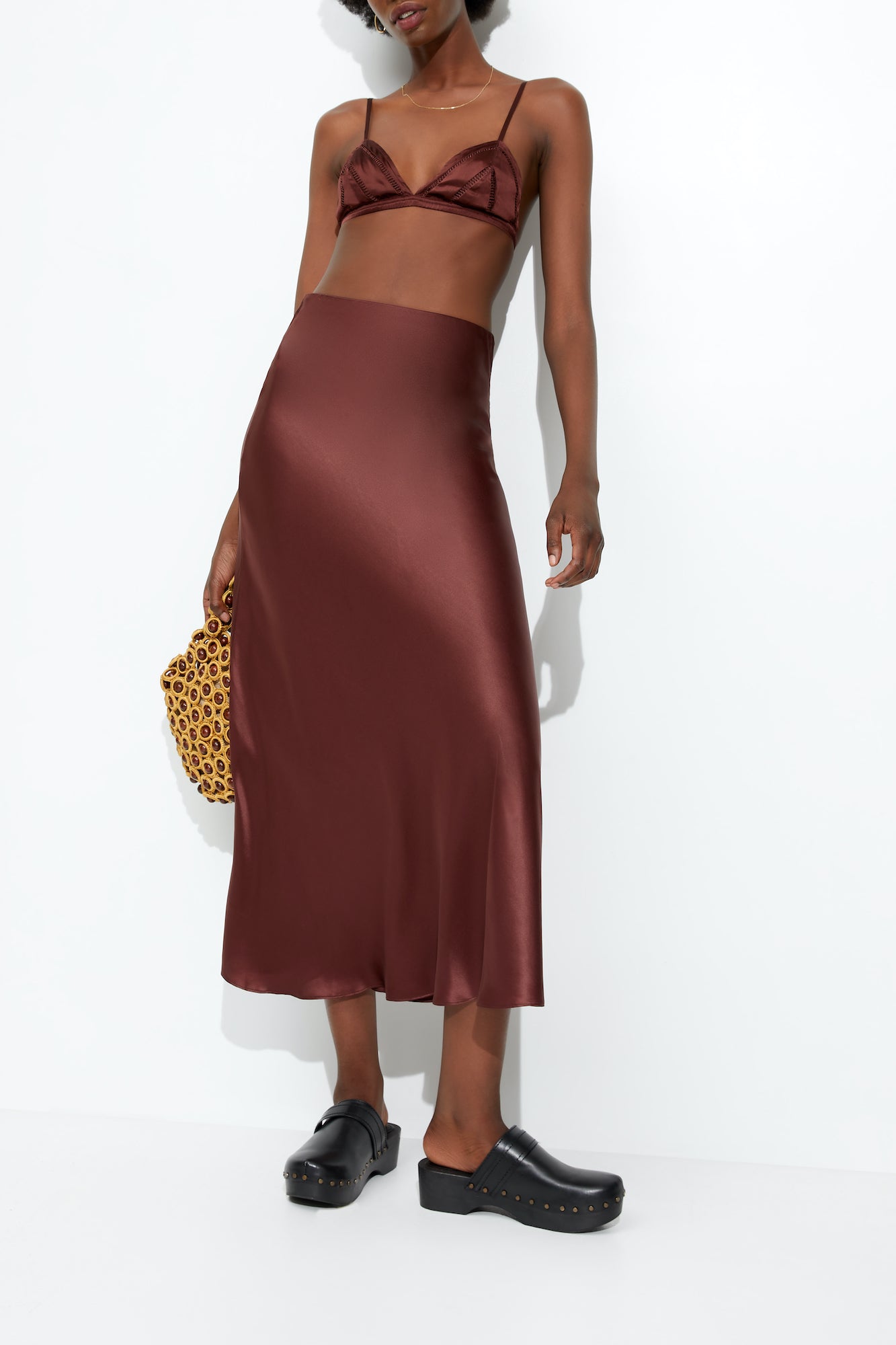 BIANCA SKIRT {CHOCOLATE}