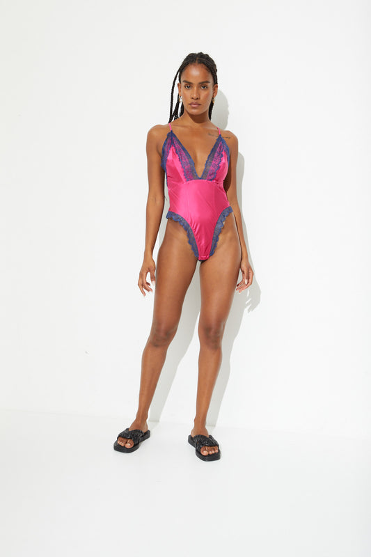 FREYA BODYSUIT {HOT PINK}